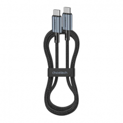 Choetech USB-C to USB-C  PD60W Nylon Cable Black 1.2M