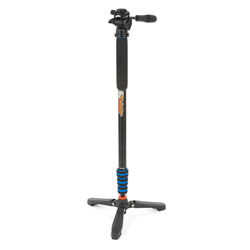 3 Legged Thing Punks Trent 2.0 Monopod Kit w/DOCZ2 Foot Stabilizer Blk w/Blue