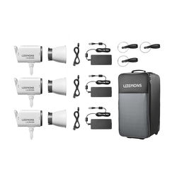 Godox Litemons LA300Bi Bi-color LED Video Light 3-light kit