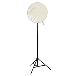 Caruba Reflector Stand Zwart met Achtergrond/Reflector clip