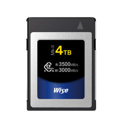 Wise 4TB CFexpress 4.0 Type B Mk-II Memory Card 3000 MB/s