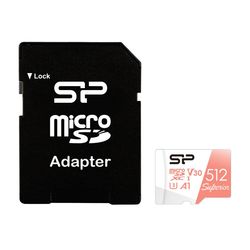 Silicon Power SDXC 512GB Superior Pro Micro SD 100MB/s V30