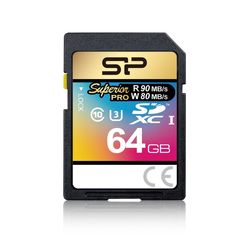 Silicon Power SDXC 64GB Superior Pro 90MB/s