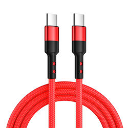 Caruba USB-C to USB-C 60W Cable 3 Meter Red