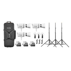 Godox Litemons LA300Bi Bi-color LED Video Light 3-light kit (White)