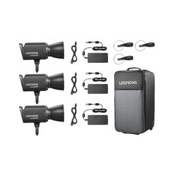 Godox Litemons LA300R RGB LED Video Light 3-light kit (Black)