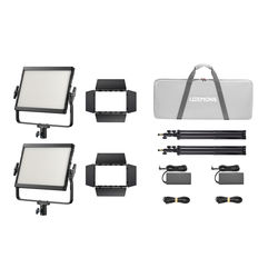 Godox LP1200R K2 Black Litemons RGB LED Light Panel 2-light kit