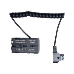 Caruba Dummy Battery Sony NP-F D-Tap Male 1 Meter Coiled
