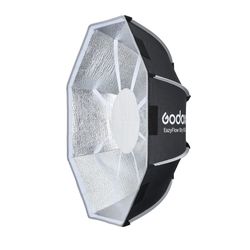 Godox EazyFlow Foldable Beauty Dish 65 Bowens (Black & Silver) 