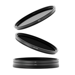Urth 77mm UV, Circular Polarizing (CPL), ND8, ND1000 Lens Filter Kit (Plus+)
