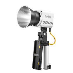 B-STOCK - Godox ML60II BI Portable LED Light（Bi Color) with AK-B01 Holding Handle and Battery Support Kit