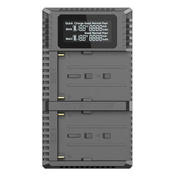 B-STOCK - Nitecore USN3 Pro Dubbel Lader voor Sony NP-F Serie
