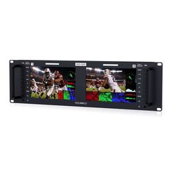 SEETEC FRM701G Dual 7" 3RU Rackmount Monitor with 12G-SDI